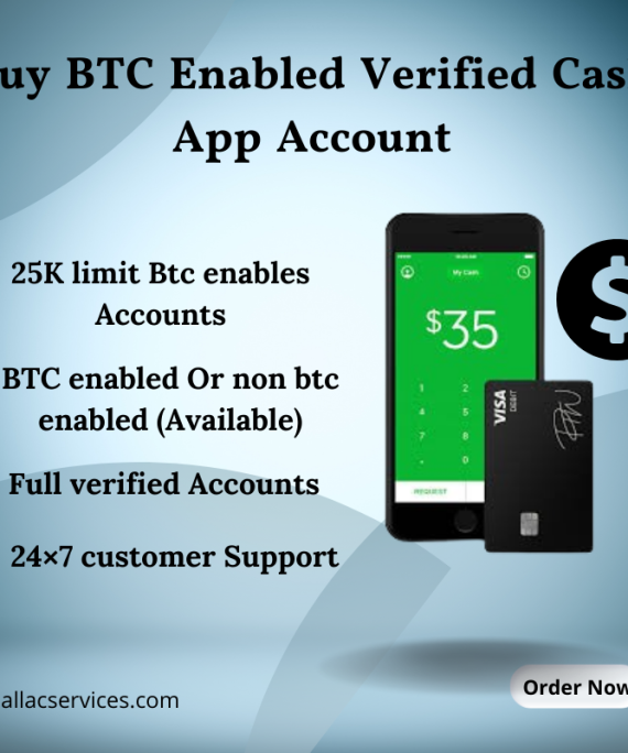 Buy BTC Enabled Verified Cash App Account